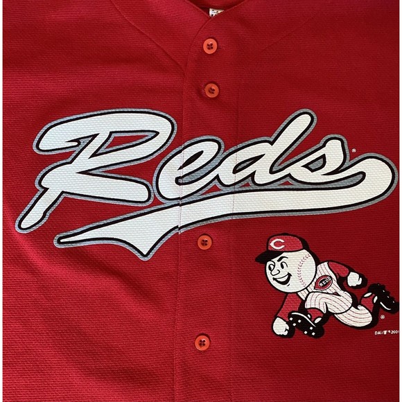 Vintage Ken Griffey Jr. Baseball Jersey Mens L True Fan Cincinnati Reds SS - Picture 5 of 9